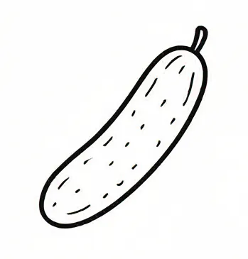 a drawing of a pickle.webp